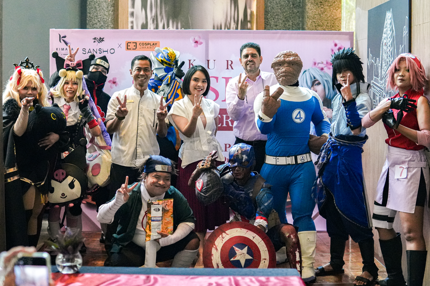 Perayaan Sakura Sansho 2nd Anniversary Sukses Digelar dengan Japanese Buffet dan Coswalk Competition di Hotel Kimaya Slipi Jakarta