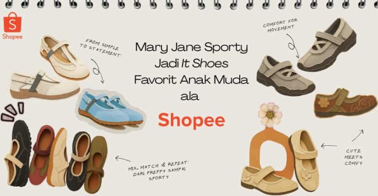 Alasan Mary Jane Sporty Jadi It Shoes Favorit Anak Muda ala Shopee!
