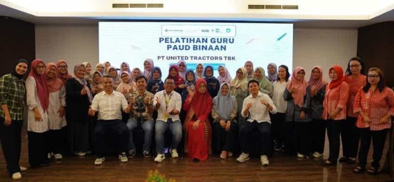 United Tractors Tingkatkan Kompetensi Guru PAUD Binaan melalui Program Pelatihan Pendidikan Anak Usia Dini