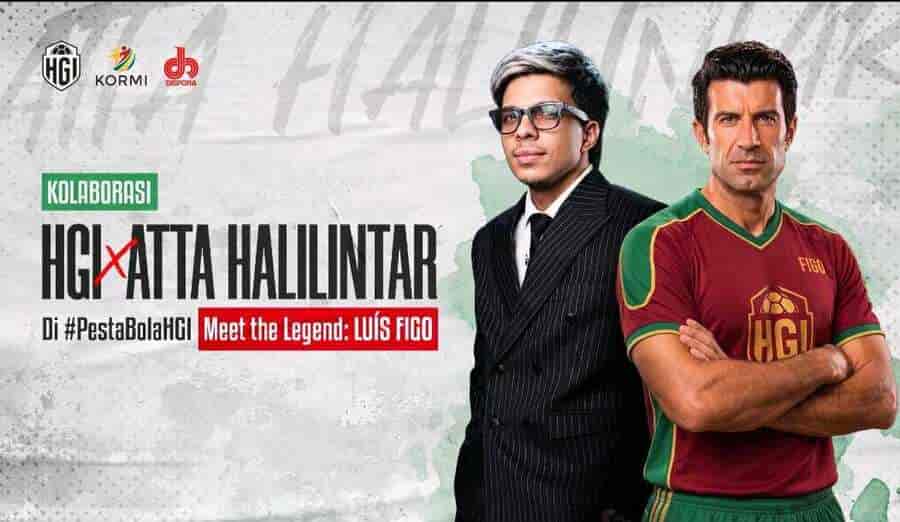 Atta Halilintar & HGI Berkolaborasi Hadirkan Luís Figo ke Indonesia, Siap Meriahkan Pesta Bola 2026