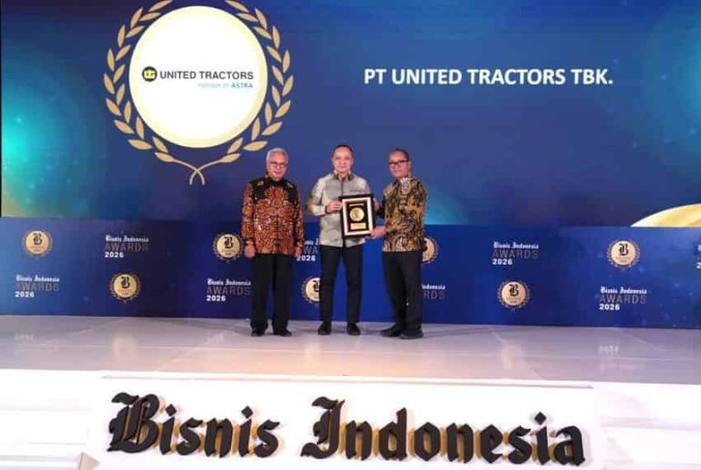 Konsistensi Kinerja Berkelanjutan antar United Tractors Raih Bisnis Indonesia Awards 2026