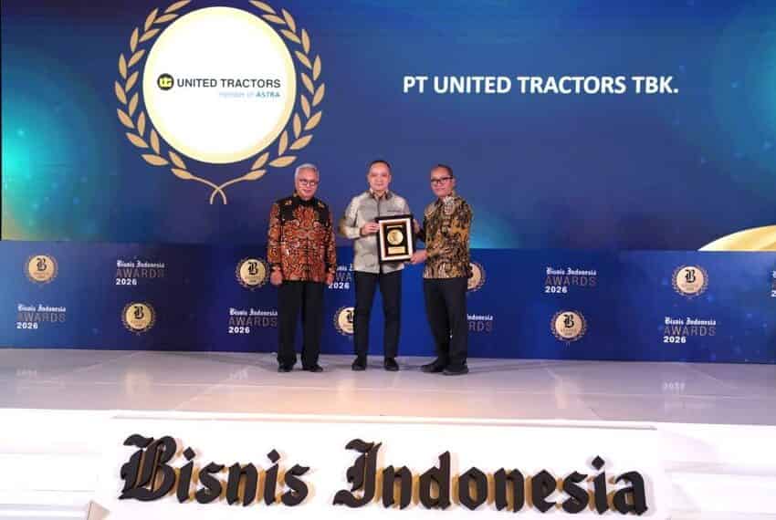 Konsistensi Kinerja Berkelanjutan antar United Tractors Raih Bisnis Indonesia Awards 2026