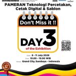 Hari ke-3 Surabaya Printing Expo 2026! Elevate Your Printing & Graphic Business!