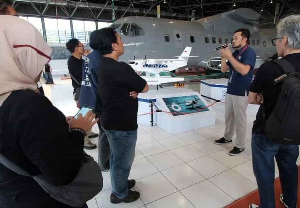 Sindikasi Media Network Kunjungi PT Dirgantara Indonesia