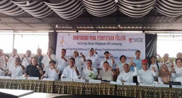 Eksponen Reformasi 1998 Lampung Dukung Program Strategis Prabowo, Wujudkan Demokrasi Ekonomi