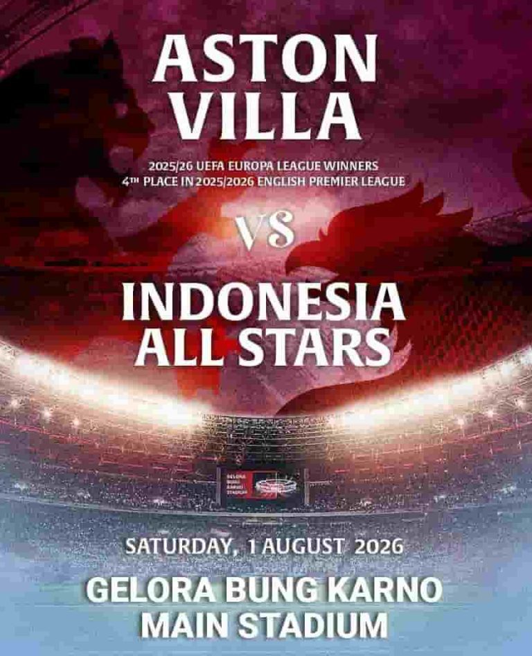 Bawa Trofi Europa League, Aston Villa Siap Guncang Jakarta dengan Skuad Bertabur Bintang!