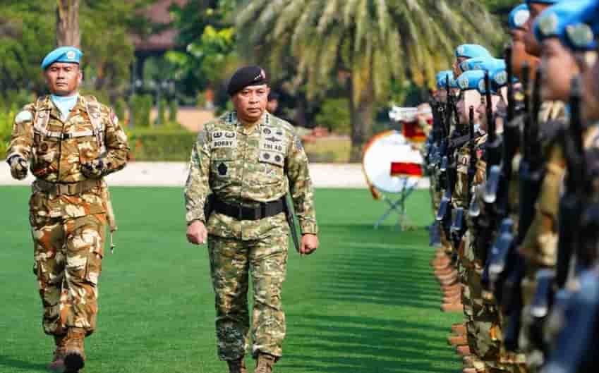 Satgas Kizi TNI Konga XX-W MONUSCO Siap Laksanakan Misi Perdamaian PBB di Republik Demokratik Kongo