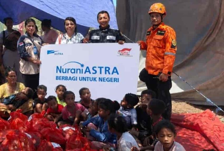 PT Astra International Tbk Melalui Nurani Astra Bangun 7 Posko Bantuan bagi Masyarakat Terdampak Gempa Bumi di Nusa Tenggara Timur