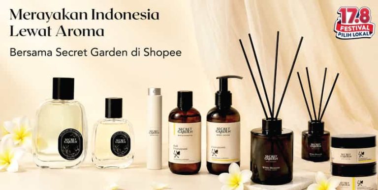 Merayakan Indonesia Lewat Aroma: Secret Garden Hadirkan Racikan Istimewa di Shopee 17.8 Festival Pilih Lokal