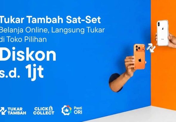 Makin Sat-Set, Blibli Hadirkan Tukar Tambah Online dan Pickup di Toko