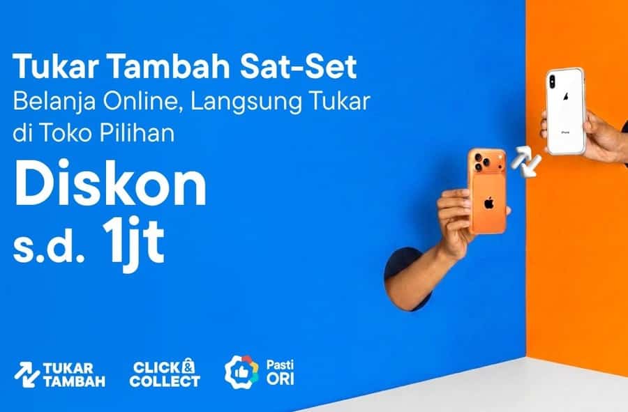 Makin Sat-Set, Blibli Hadirkan Tukar Tambah Online dan Pickup di Toko