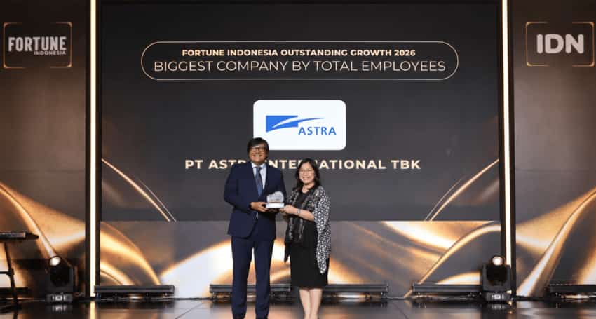 Didukung Lebih dari 190.000 Karyawan, PT Astra International Tbk Kembali Raih Dua Penghargaan dalam Fortune Indonesia 100 2026