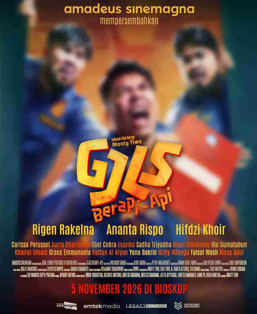 GJLS: Berapi-Api Rilis Official Poster, Trio Rigen, Rispo, dan Hifdzi Malah Ngamuk Gara-Gara Gambarnya Ngeblur