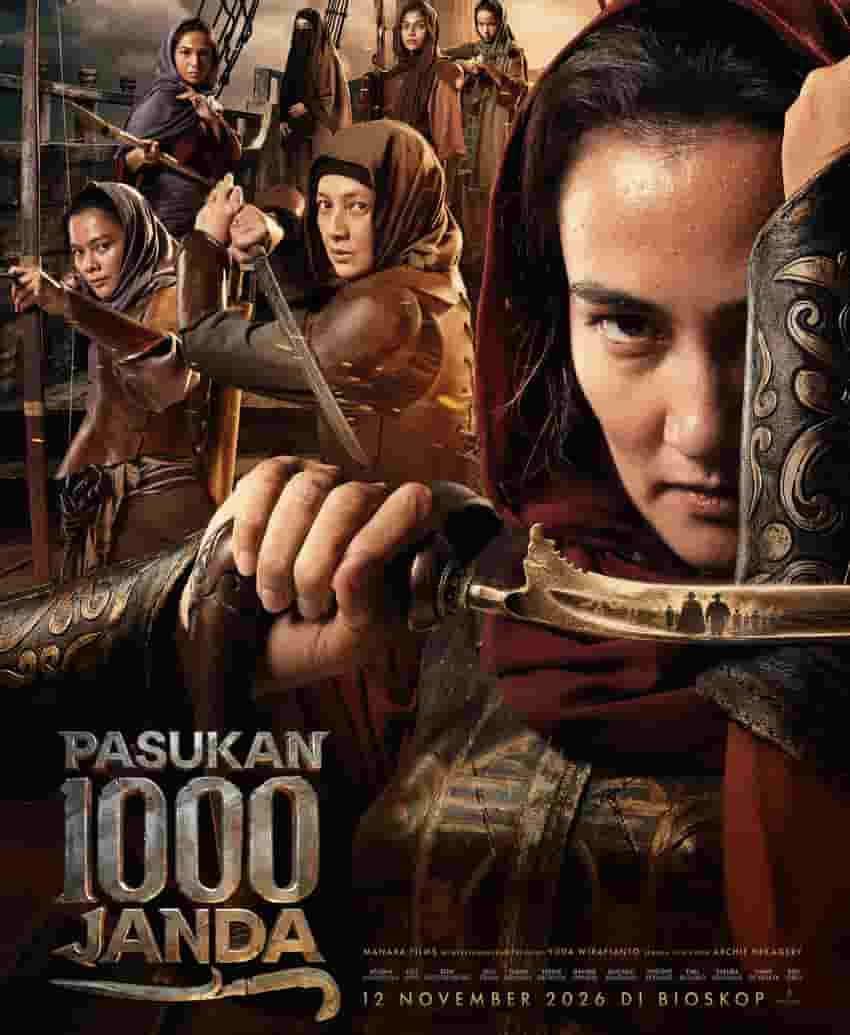 Atiqah Hasiholan Tampil sebagai Laksamana Malahayati di Teaser Trailer Film Pasukan 1000 Janda