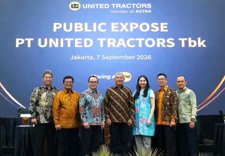 PT United Tractors Tbk Sampaikan Laporan Tahunan di Public Expose Live 2026