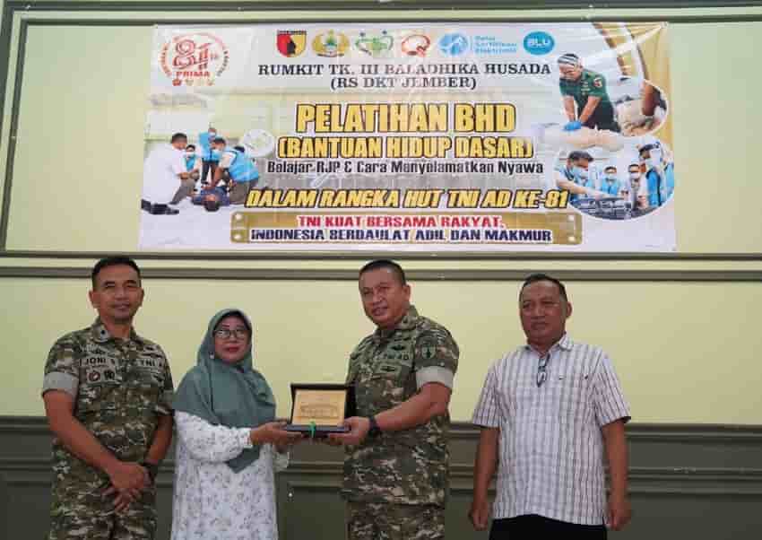 RS DKT Jember Gelar Kegiatan Mulia Sosialisasi Bantuan Hidup Dasar (BHD)
