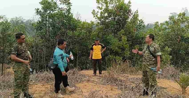 Demplot Satgas Karhutla TNI, Uji Alternatif Pupuk Organik Ladang di Kayan Hilir