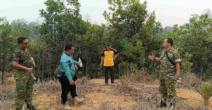 Demplot Satgas Karhutla TNI, Uji Alternatif Pupuk Organik Ladang di Kayan Hilir