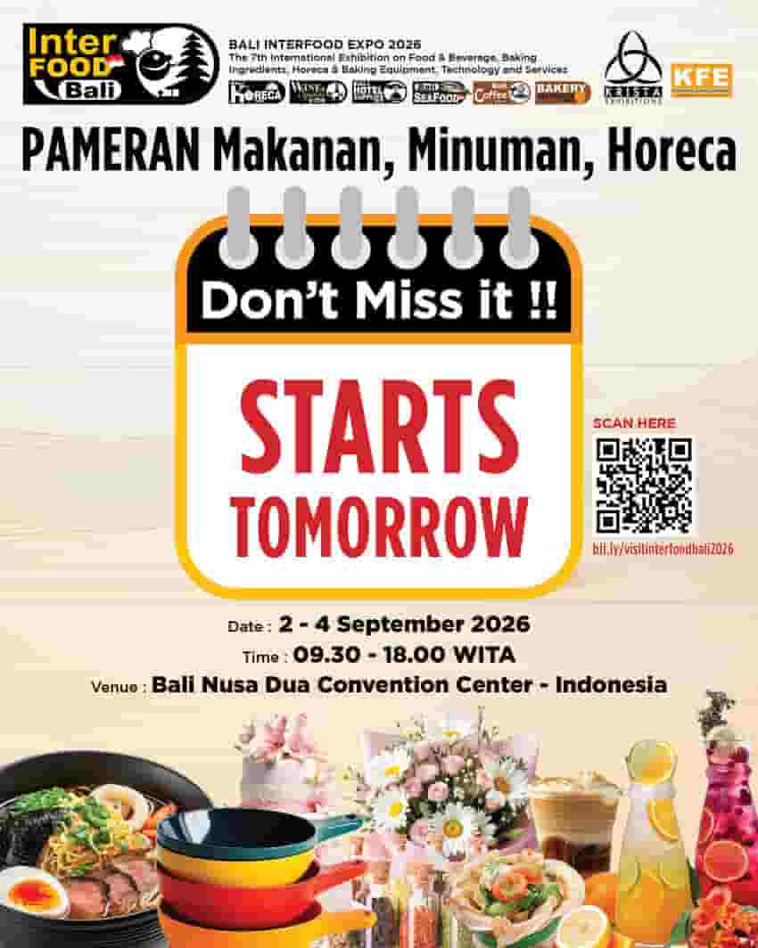 1 Hari Lagi Menuju BALI INTERFOOD EXPO 2026, Jelajahi Inovasi F&B & HORECA