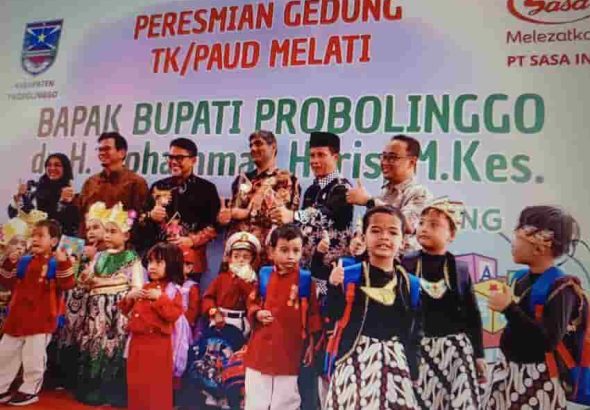 Siapkan SDM Unggul Sejak Dini, PT Sasa Inti Perkuat Komitmen Pembangunan Fasilitas Edukasi Berkelanjutan