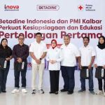 Betadine Indonesia Bersama PMI Kalbar Perkuat Kesiapsiagaan dan Edukasi Pertolongan Pertama