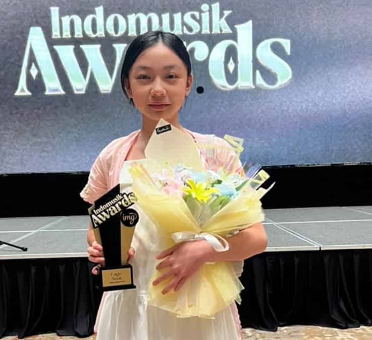 Lindee Cremona Raih Penghargaan Indomusik Awards 2026 Lewat Lagu "Kucing - di Tempat Biasa"