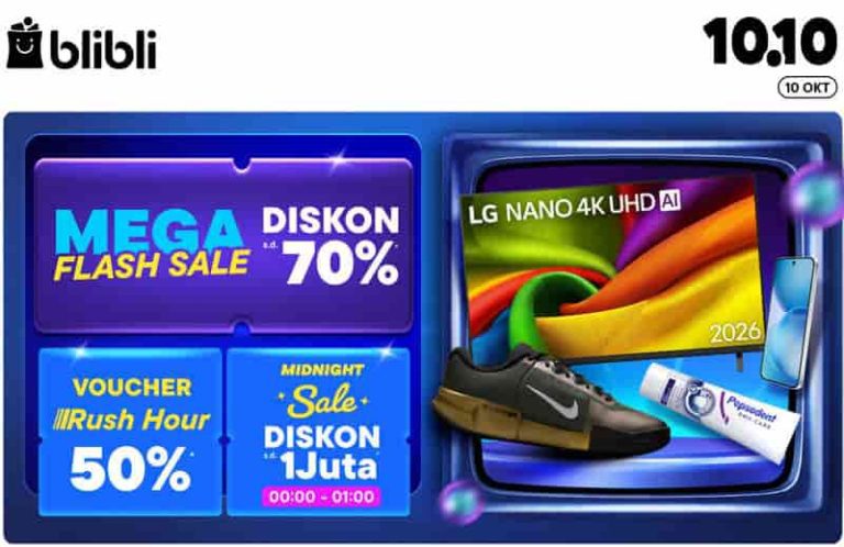 Gak Harus Downgrade: Trik Maksimalkan Double Day 10.10 Blibli untuk Gadget hingga Kebutuhan Harian