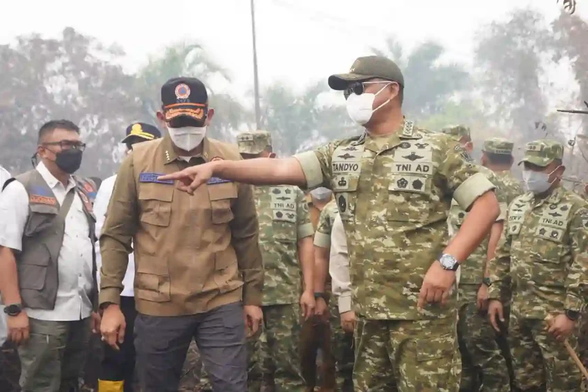 Kasad Tegaskan TNI AD Siap Kerahkan Seluruh Potensi untuk Tangani Karhutla