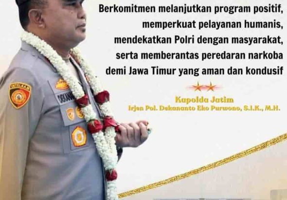 Kapolda Jatim Irjen Dekananto Berantas Obat Keras