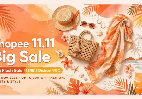 Shopee 11.11 Big Sale 2026 Gandeng no na, Hadirkan Big Flash Sale 11 RB dan Diskon 90%